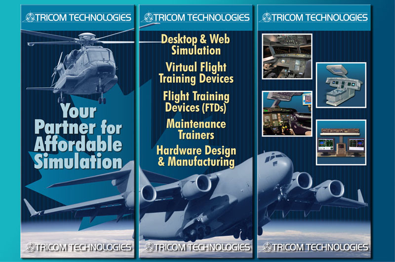 Graphic publications and artwork for Tricom Technologies